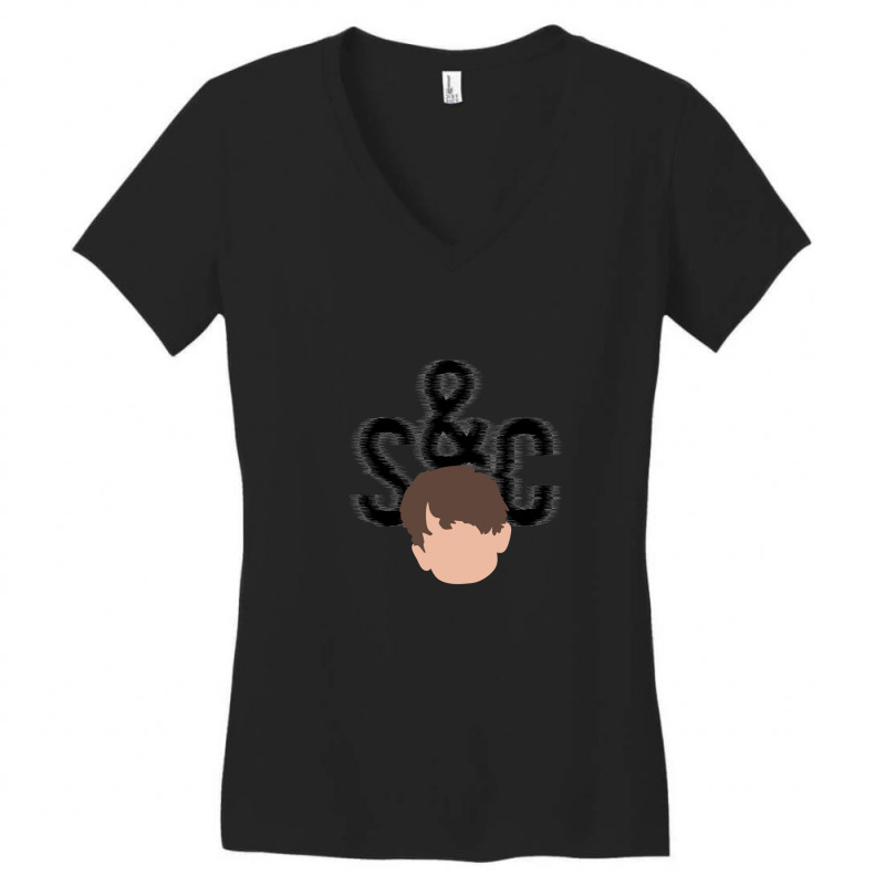 States & Capitals - Black Women's V-Neck T-Shirt by JeffereyGrimes | Artistshot