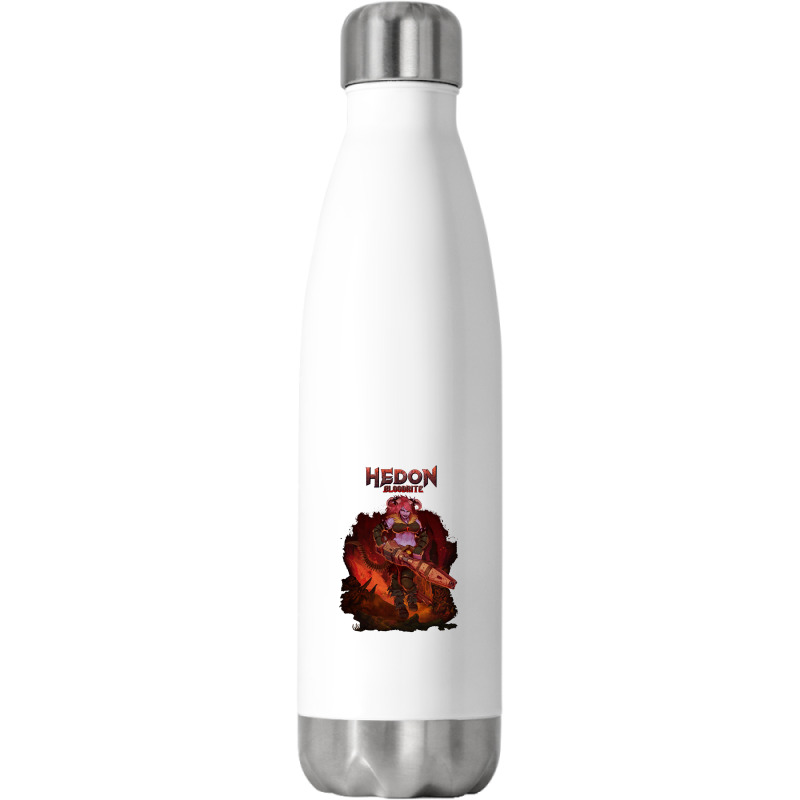 Hedon Bloodrite Cover Art (clothing Splash) Stainless Steel Water Bottle | Artistshot