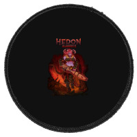 Hedon Bloodrite Cover Art (clothing Splash) Round Patch | Artistshot