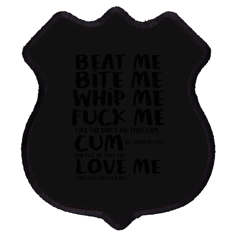 Buy Beat Bite Whip Me Adam Ants Retro Shield Patch | Artistshot