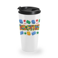 Brother Brick Builder Boy Master Builder Blocks Building Travel Mug | Artistshot