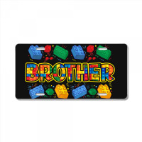 Brother Brick Builder Boy Master Builder Blocks Building License Plate | Artistshot