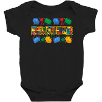 Brother Brick Builder Boy Master Builder Blocks Building Baby Bodysuit | Artistshot