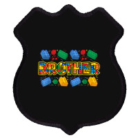 Brother Brick Builder Boy Master Builder Blocks Building Shield Patch | Artistshot