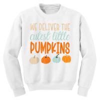 We Deliver The Cutest Little Pumpkins Labor And Delivery T Shirt Youth Sweatshirt | Artistshot