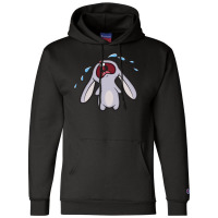 Sad Crying Bunny Rabbit Champion Hoodie | Artistshot