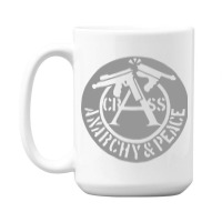 Crass - Anarchy And Peace Premium 15 Oz Coffee Mug | Artistshot