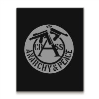 Crass - Anarchy And Peace Premium Metal Print Vertical | Artistshot