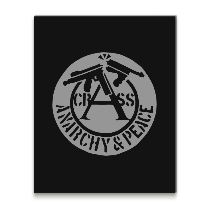 Crass - Anarchy And Peace Premium Metal Print Vertical | Artistshot