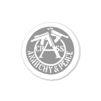 Crass - Anarchy And Peace Premium Sticker | Artistshot