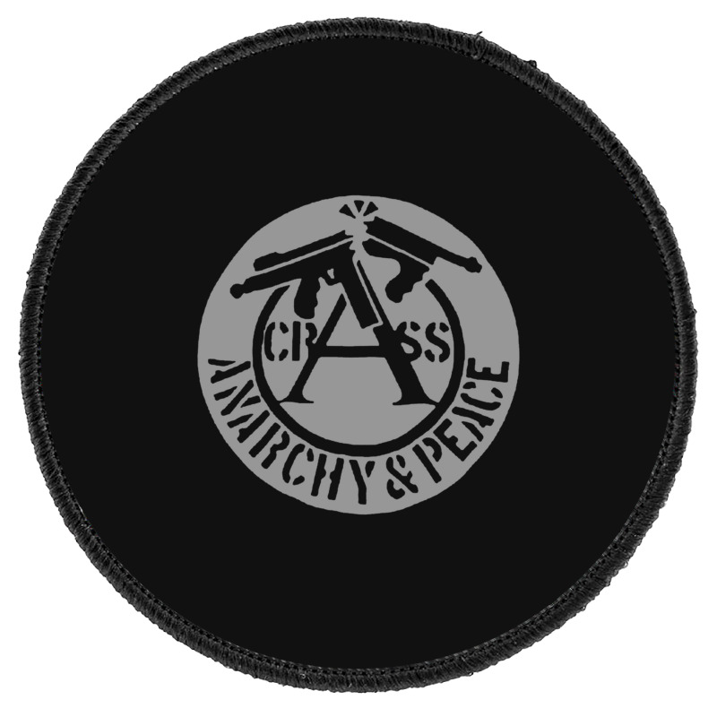 Crass - Anarchy And Peace Premium Round Patch | Artistshot