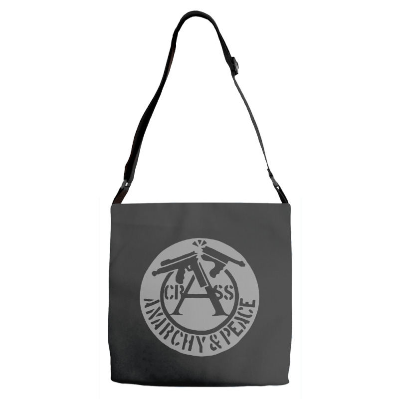 Crass - Anarchy And Peace Premium Adjustable Strap Totes | Artistshot