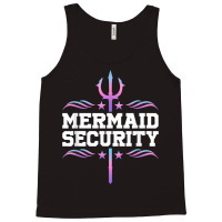 Mermaid Security Tees Mens Boys Swimmer Dad Merdad Trident T Shirt Tank Top | Artistshot