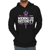 Mermaid Security Tees Mens Boys Swimmer Dad Merdad Trident T Shirt Lightweight Hoodie | Artistshot