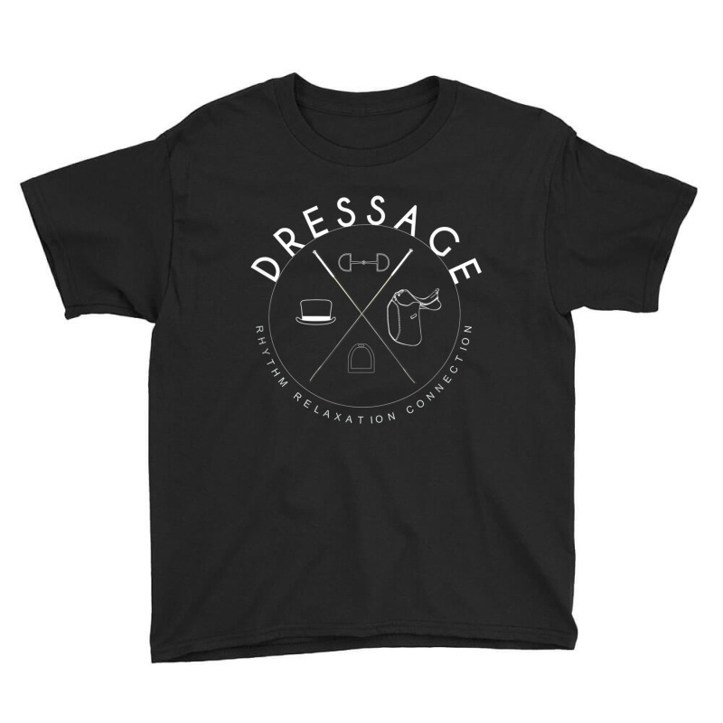 Dressage Rider Shirt Gift   Three Core Principles Of Dressag Youth Tee by cm-arts | Artistshot