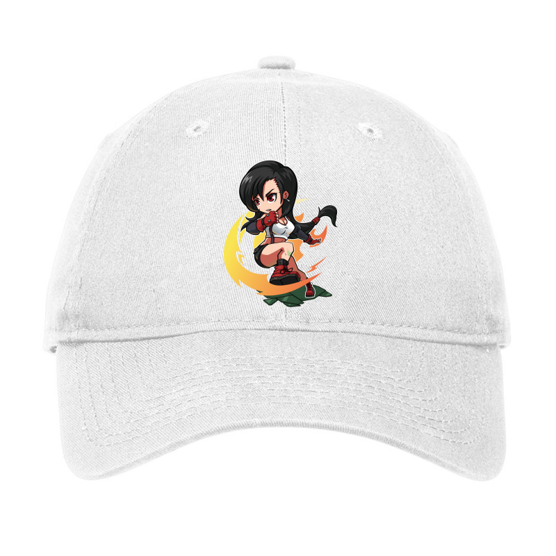 Tifa Cute Chibi Anime Final Fantas Adjustable Cap by ElizabethTDuval | Artistshot