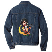 Tifa Cute Chibi Anime Final Fantas Men Denim Jacket | Artistshot