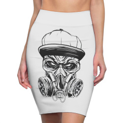 gas mask zombie for halloween, spooky, Pencil Skirts | Artistshot