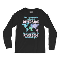 Womens Women From Riverside   Girl From Riverside California V Neck T Long Sleeve Shirts | Artistshot