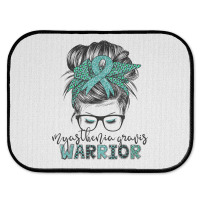 Myasthenia Gravis Warrior Mom Mg Awareness T Shirt Rear Car Mat | Artistshot