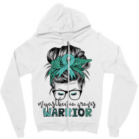 Myasthenia Gravis Warrior Mom Mg Awareness T Shirt Zipper Hoodie | Artistshot