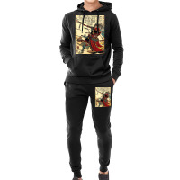 Samurai-warrior-poster-martial-arts-face-mask- Hoodie & Jogger Set | Artistshot