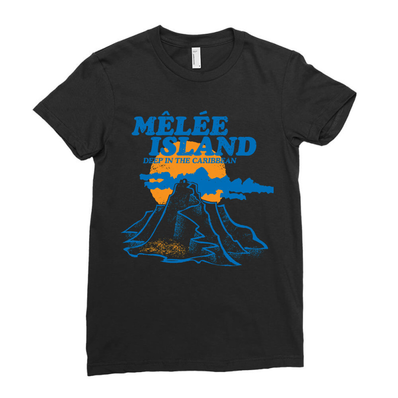 Mêlée Island (dark Variant) Ladies Fitted T-Shirt by cm-arts | Artistshot