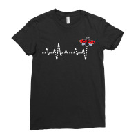 Ladybug Heartbeat   Insectology Zoology Insect Beetle Lover T Shirt Ladies Fitted T-shirt | Artistshot