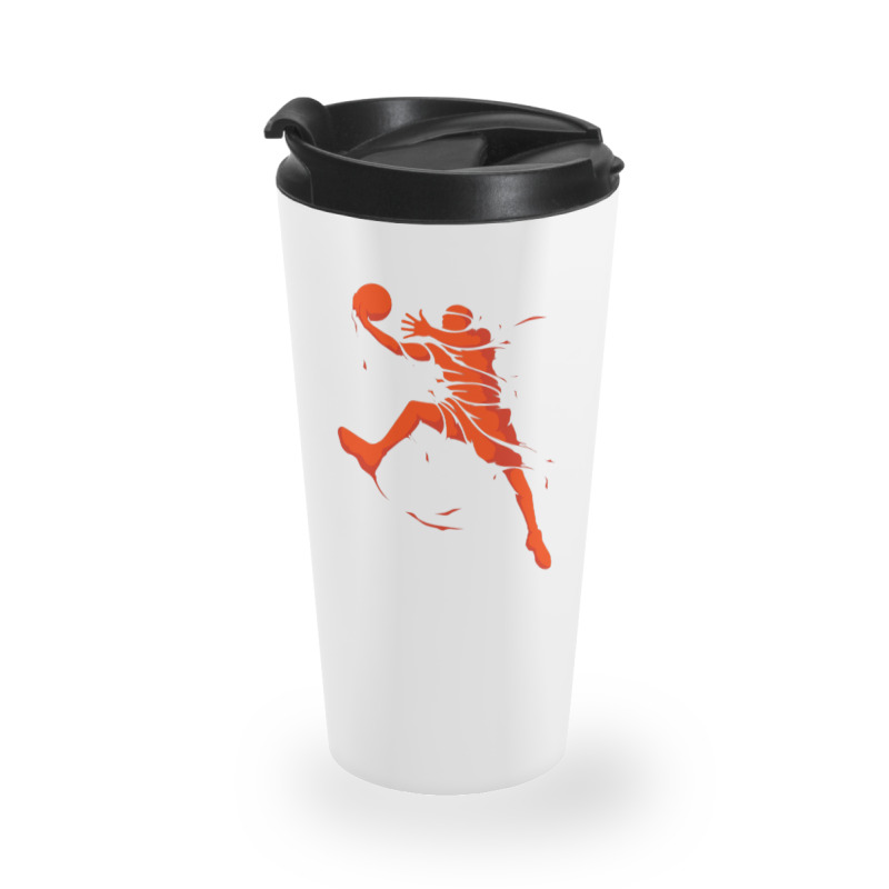 Basketball Player Splash Skill Travel Mug | Artistshot