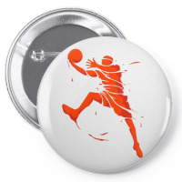 Basketball Player Splash Skill Pin-back Button | Artistshot