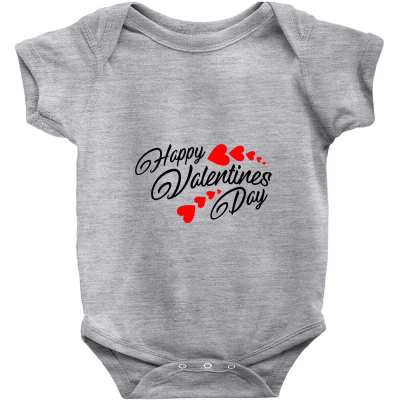 Happy Valentines Day Love Couple Baby Bodysuit | Artistshot