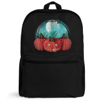 Spooky Jack O Lantern Halloween Costume Full Moon Pumpkin Backpack | Artistshot