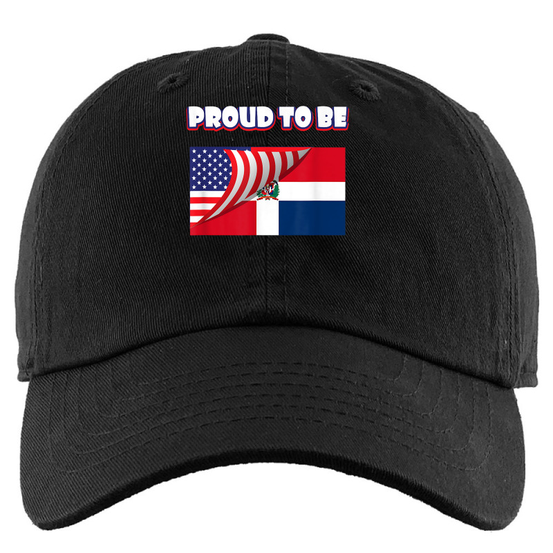 Proud To Be Dominican And American Flag July 4th Kids Cap by SelwynOman | Artistshot