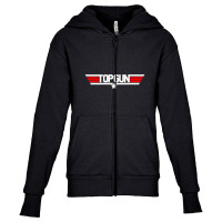 Top Gun Youth Zipper Hoodie | Artistshot