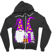 Halloween Gnomes T  Shirt Halloween Gnome Couple Witch Warlock Cute 82 Zipper Hoodie | Artistshot