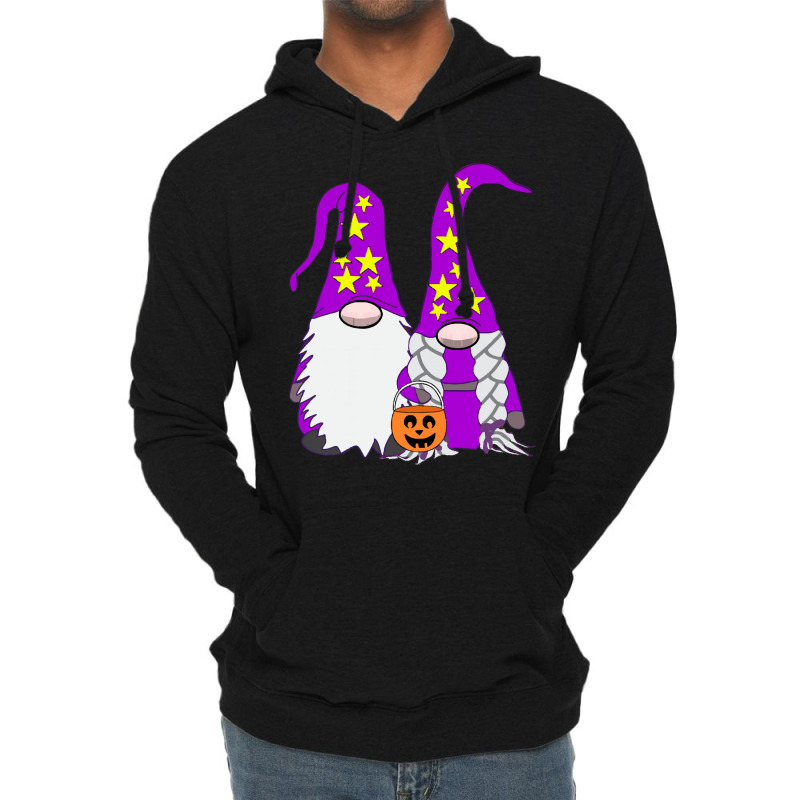 Halloween Gnomes T  Shirt Halloween Gnome Couple Witch Warlock Cute 82 Lightweight Hoodie by lugeexaminer | Artistshot