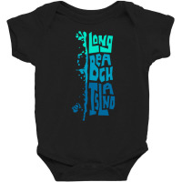 Lbi Long Beach Island New Jersey Shore Island Type Graphic Long Sleeve Baby Bodysuit | Artistshot