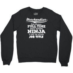 Merchandiser Only Because..... Crewneck Sweatshirt | Artistshot