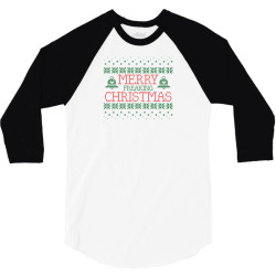 Merry Freaking Christmas 3/4 Sleeve Shirt | Artistshot