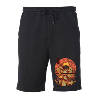 Akita Samurai - Cute Warrior Dog Gift Fleece Short | Artistshot