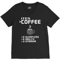 Facts Of Coffee V-Neck Tee | Artistshot