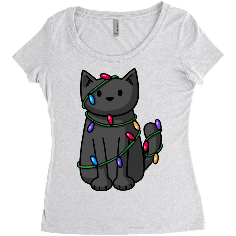 Wrapped Up In Lights Women's Triblend Scoop T-shirt by Ha Thu | Artistshot