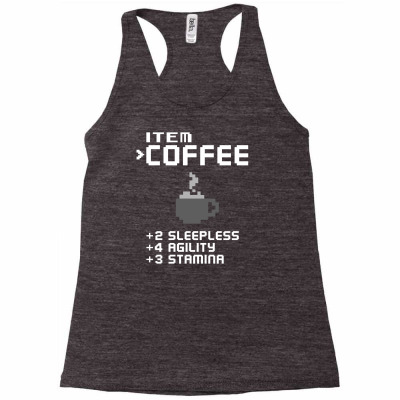 Facts Of Coffee Racerback Tank Designed By Tshiart