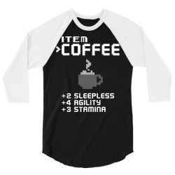 Facts Of Coffee 3/4 Sleeve Shirt | Artistshot