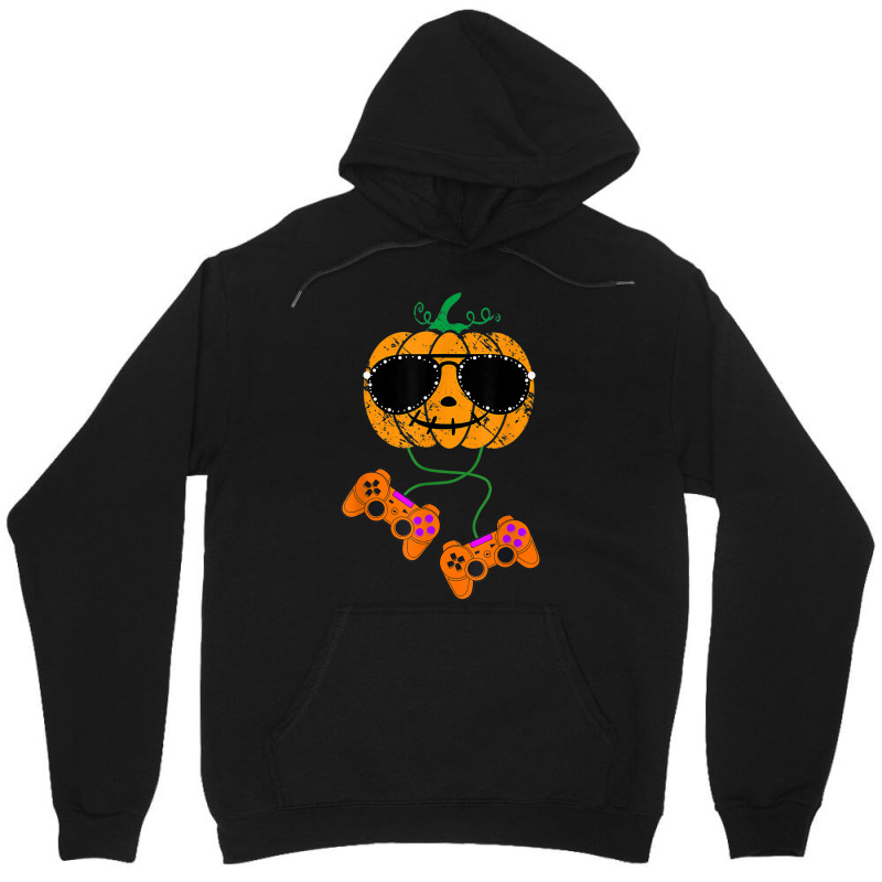 Halloween Jack O Lantern Video Gamer Boys Kids Men Halloween Unisex Hoodie | Artistshot