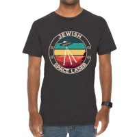 Jewish Space Laser Funny Ufo Sarcasm Vintage T-shirt | Artistshot