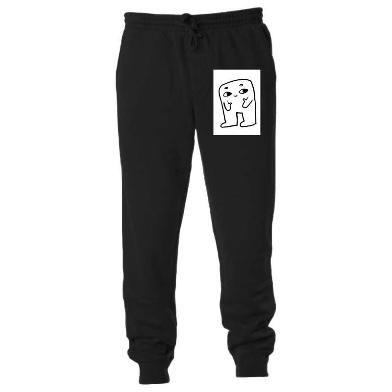 Smile Cartoon Doodle Character Minimal Art Design Unisex Jogger by PaulDupuy | Artistshot