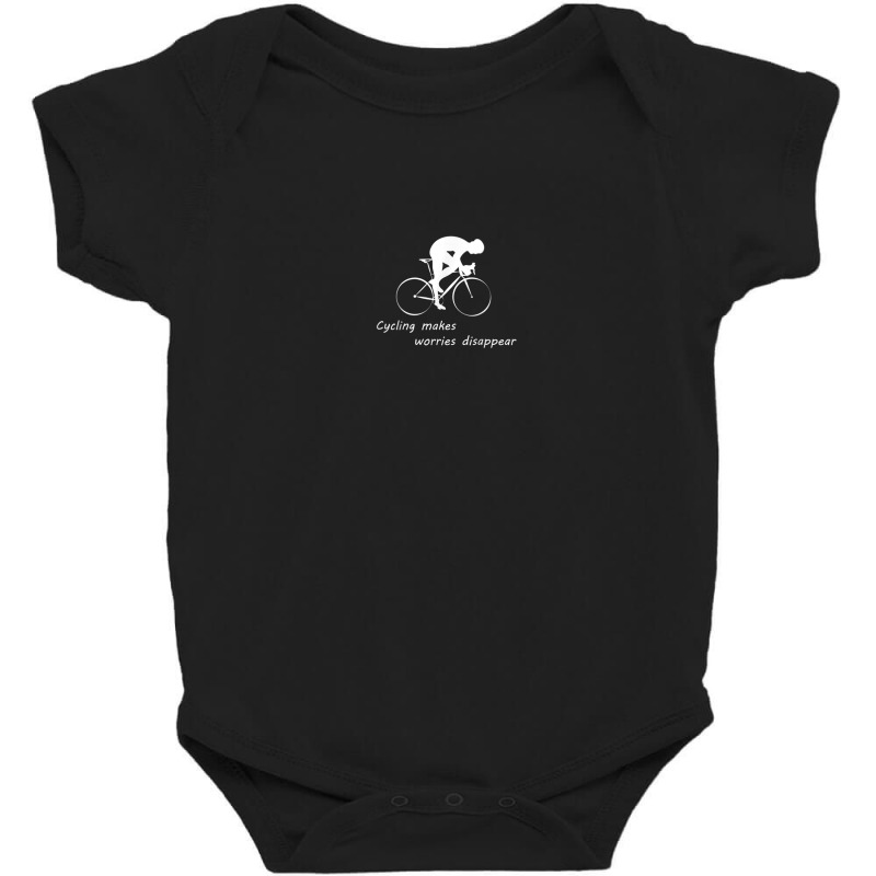 Funny Bicycle Wheel Design Road Bike Travel Time Bike Baby Bodysuit by Posh | Artistshot