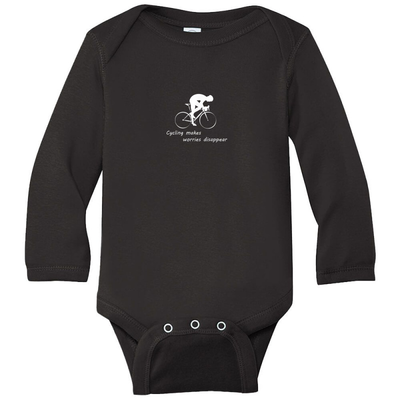 Funny Bicycle Wheel Design Road Bike Travel Time Bike Long Sleeve Baby Bodysuit by Posh | Artistshot