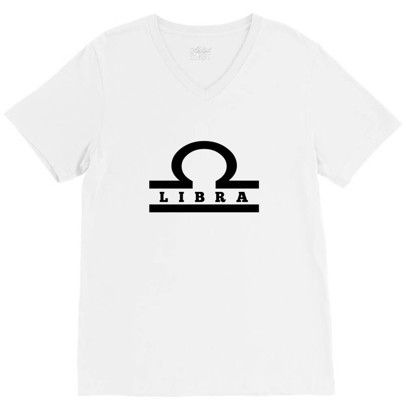 Zodiac Libra V-neck Tee | Artistshot